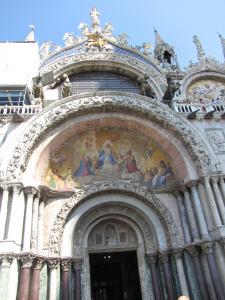 420) Venedig - S Marco - Fronteingang 3 (Mitte) komplett