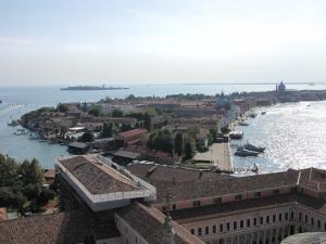 450) Venedig - Rundblick von S Giorgio Maggiore - Sestiere Dorsoduro Süd = Giudecca