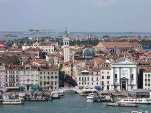 460) Venedig - Rundblick von S Giorgio Maggiore - S Giorgio dei Greci und S Maria delle pieta